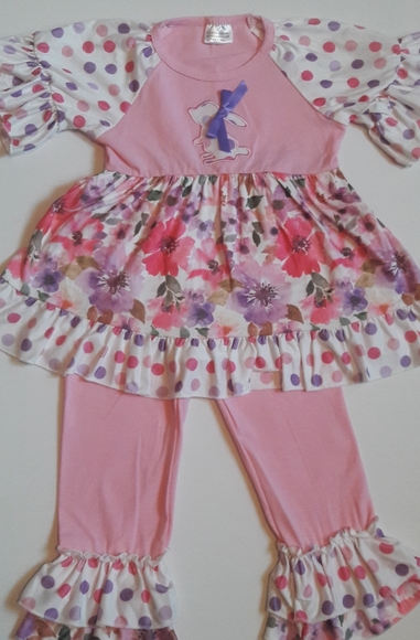 unbranded Other - Pink girls pant dress outfit Size 2T to 7